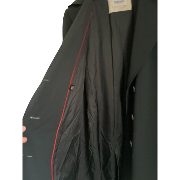 Cinzia Rocca Icons Black Double-Breasted Wool Blend Coat Womens Size 6 Elegant T - Picture 5 of 14